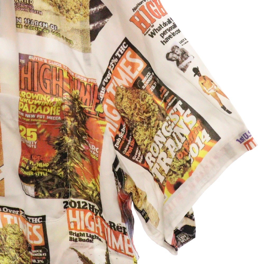 WACKO MARIA(ワコマリア) ×HIGH TIMES S/S Shirts HAWAIIAN SHIRT ×ハイタイムズ ハワイアンシャツ アロハシャツ 半袖シャツ マルチカラー