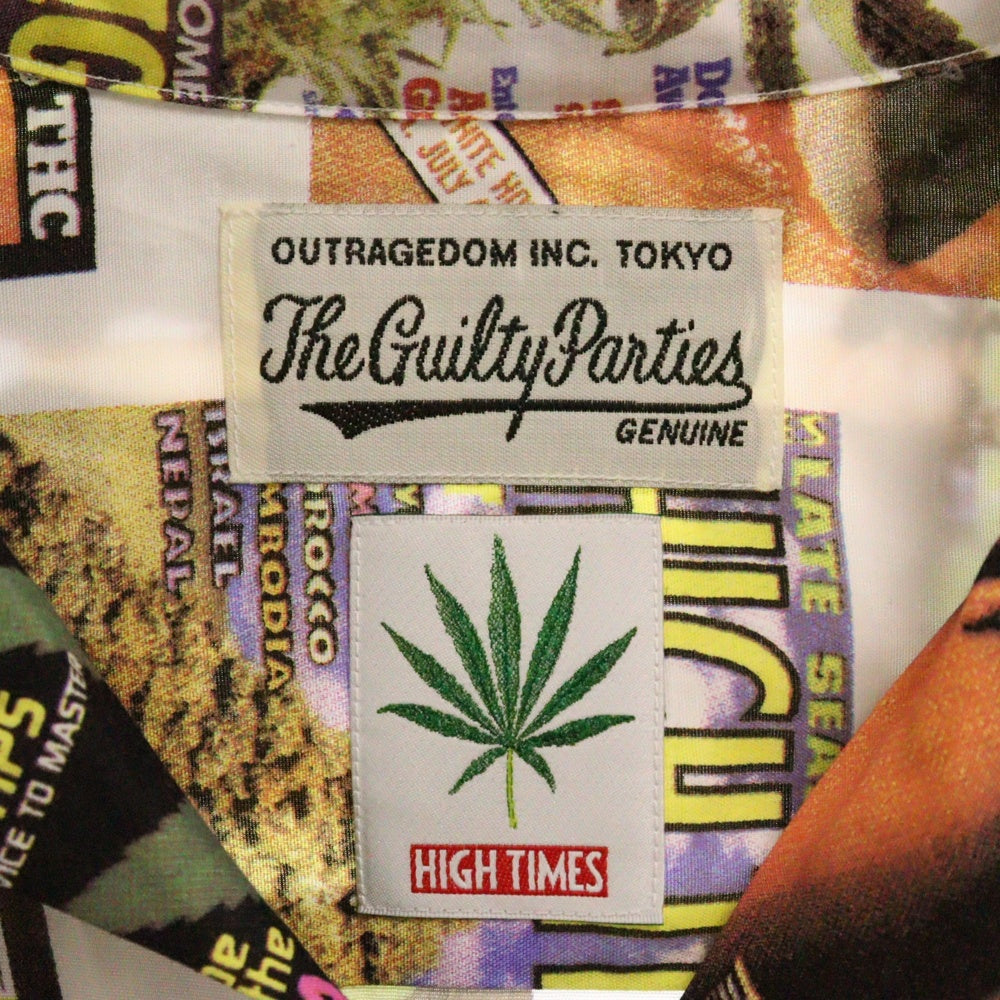 WACKO MARIA(ワコマリア) ×HIGH TIMES S/S Shirts HAWAIIAN SHIRT ×ハイタイムズ ハワイアンシャツ アロハシャツ 半袖シャツ マルチカラー