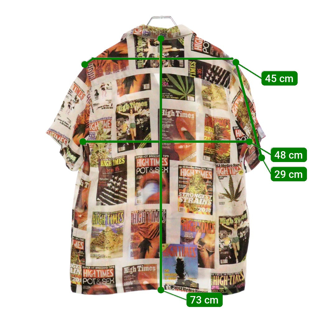 WACKO MARIA(ワコマリア) ×HIGH TIMES S/S Shirts HAWAIIAN SHIRT ×ハイタイムズ ハワイアンシャツ アロハシャツ 半袖シャツ マルチカラー