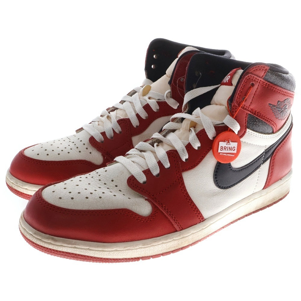 NIKE(ナイキ) Air Jordan 1 High OG Lost & Found/Chicago DZ5485 612 エアジョーダン1 ハイ OG ロスト&ファウンド/シカゴ ハイカットスニーカー レッド US10.5/28.5cm