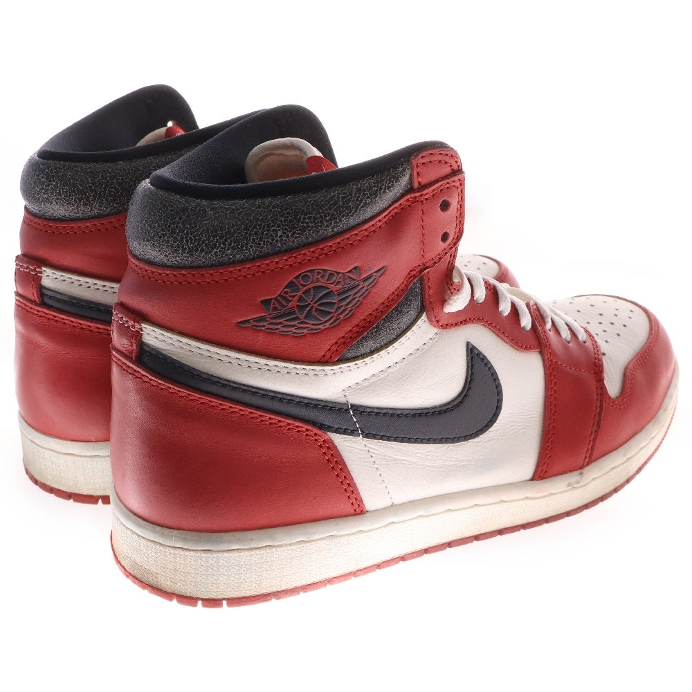 NIKE(ナイキ) Air Jordan 1 High OG Lost & Found/Chicago DZ5485 612 エアジョーダン1 ハイ OG ロスト&ファウンド/シカゴ ハイカットスニーカー レッド US10.5/28.5cm