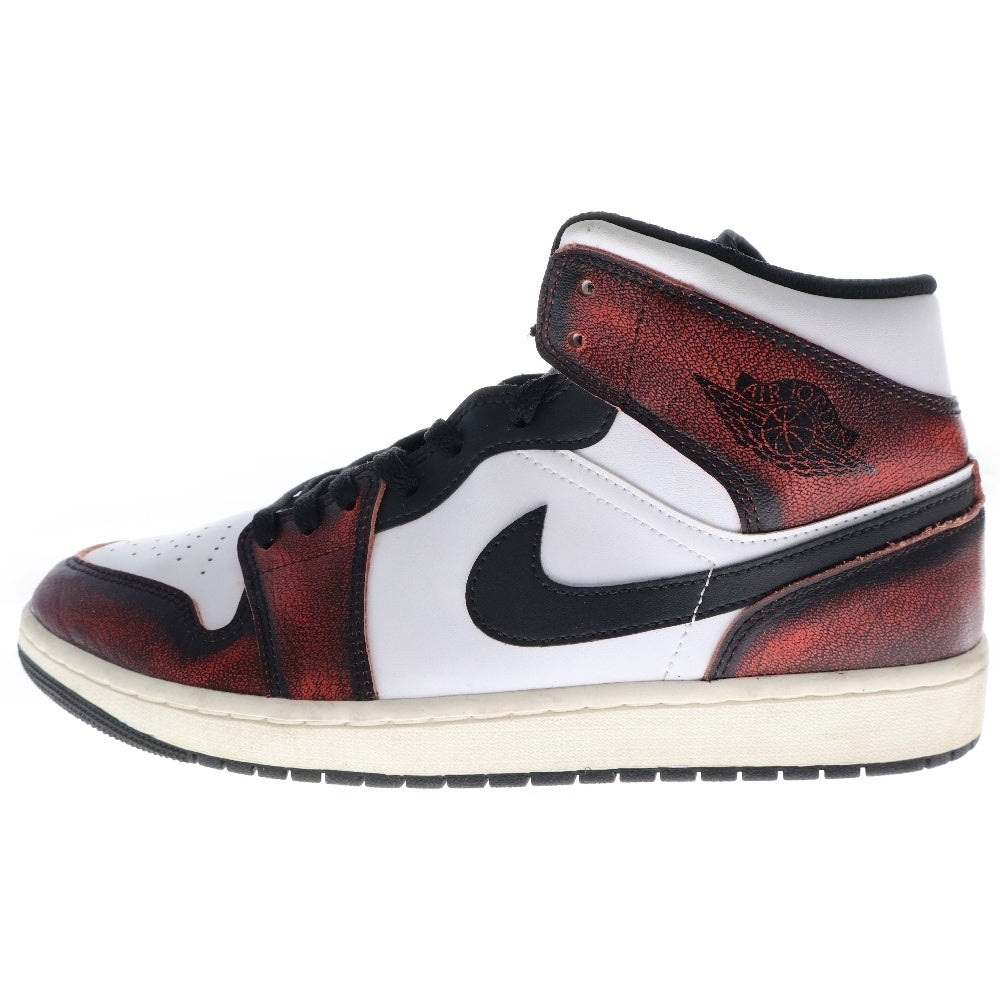 NIKE(ナイキ) AIR JORDAN1 MID SE WEAR AWAY DV9565-006 エアジョーダン1 ミッド ハイカットスニーカー シューズ US12/30cm