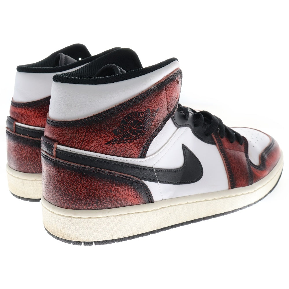 NIKE(ナイキ) AIR JORDAN1 MID SE WEAR AWAY DV9565-006 エアジョーダン1 ミッド ハイカットスニーカー シューズ US12/30cm