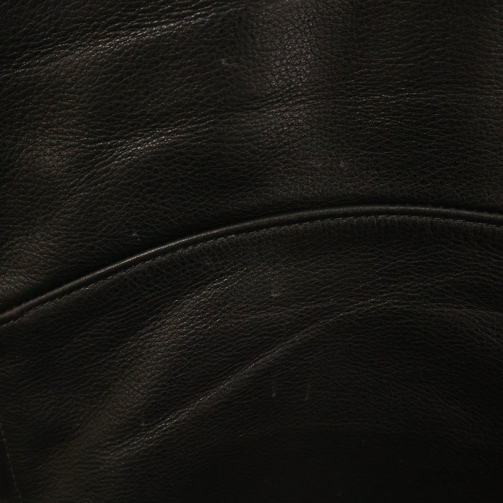 CHROME HEARTS(クロムハーツ) JJ DEAN ダガージップダブルライダース レザージャケット ブラック