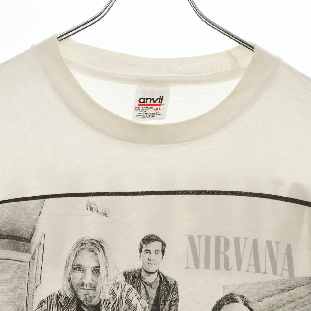 VINTAGE(ヴィンテージ) 90s VINTAGE NIRVANA WILDOATS PRINT TEE ニルバーナ フロントプリント半袖カットソー 半袖Tシャツ ホワイト