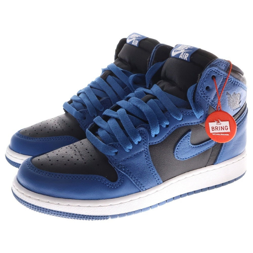 NIKE(ナイキ) AIR JORDAN 1 RETRO HIGH OG GS Dark Marina Blue エアジョーダン1 ダークマリーナブルー ハイカットスニーカー US5Y/23.5cm レディース 575441-404