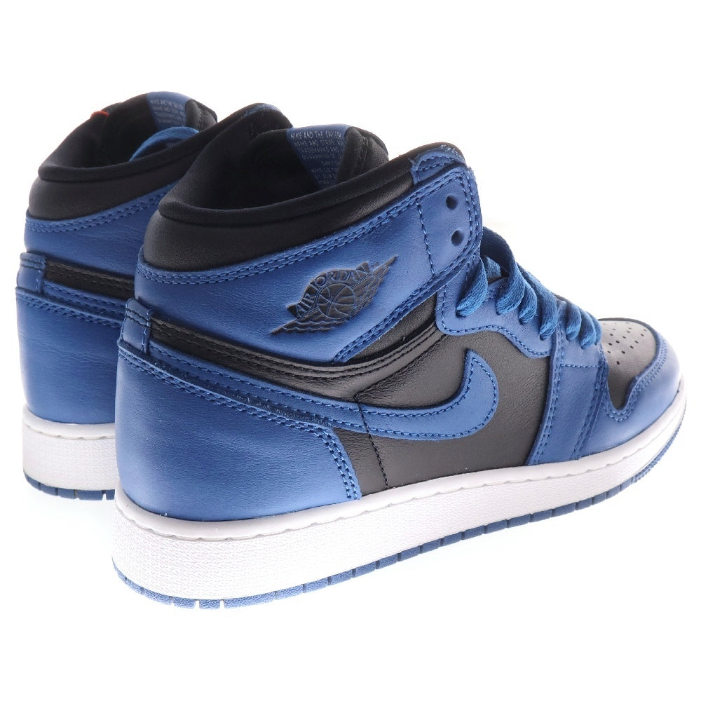 NIKE(ナイキ) AIR JORDAN 1 RETRO HIGH OG GS Dark Marina Blue エアジョーダン1 ダークマリーナブルー ハイカットスニーカー US5Y/23.5cm レディース 575441-404