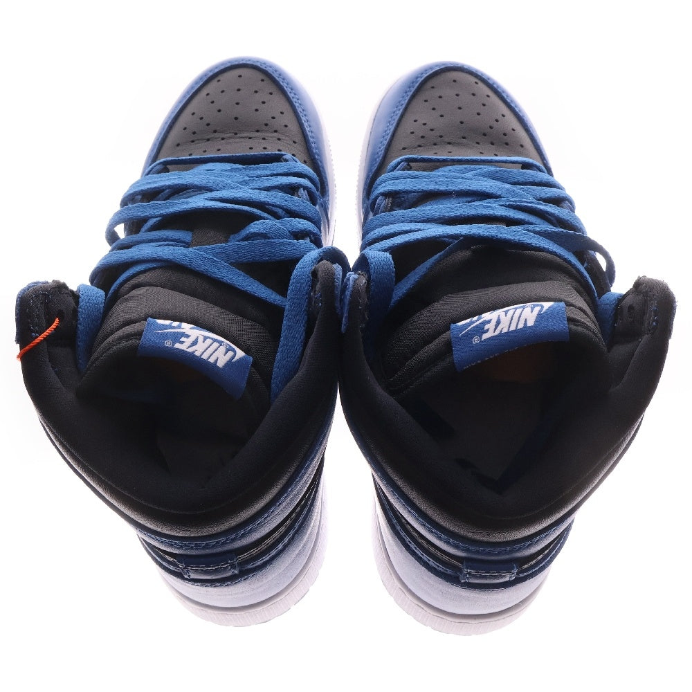 NIKE(ナイキ) AIR JORDAN 1 RETRO HIGH OG GS Dark Marina Blue エアジョーダン1 ダークマリーナブルー ハイカットスニーカー US5Y/23.5cm レディース 575441-404