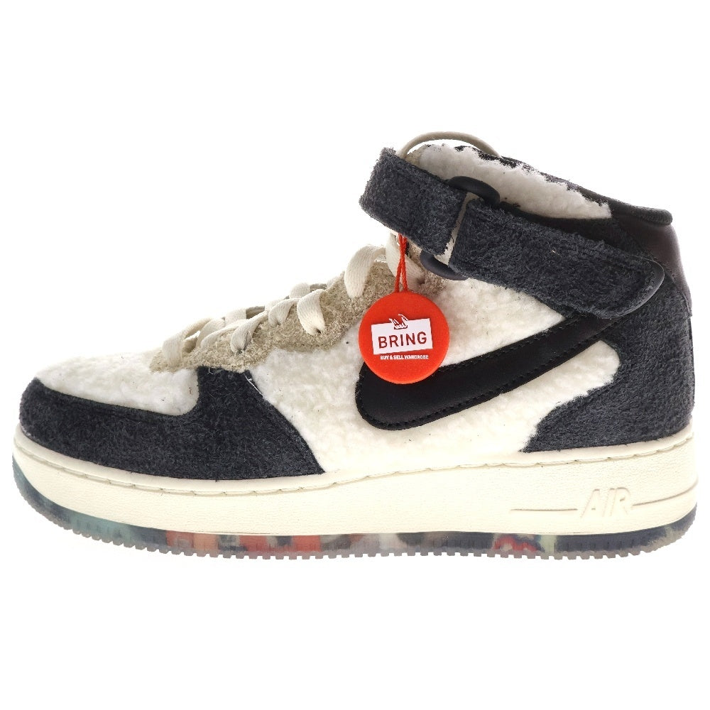 NIKE(ナイキ) AIR FORCE 1 MID 07 PREMIUM Culture Day DO2123-113 エアフォース1 プレミアム ミドルカットスニーカー シューズ ホワイト/ブラック US6/24cm