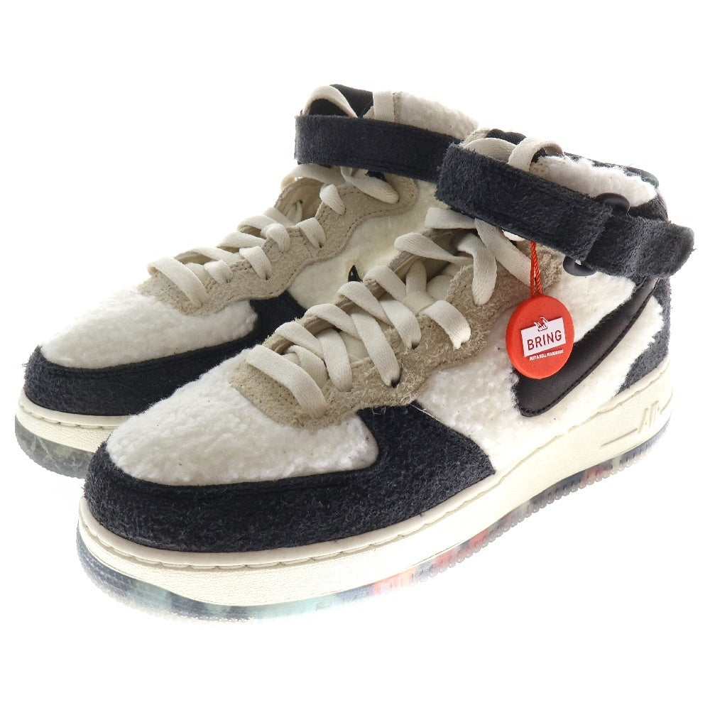NIKE(ナイキ) AIR FORCE 1 MID 07 PREMIUM Culture Day DO2123-113 エアフォース1 プレミアム ミドルカットスニーカー シューズ ホワイト/ブラック US6/24cm