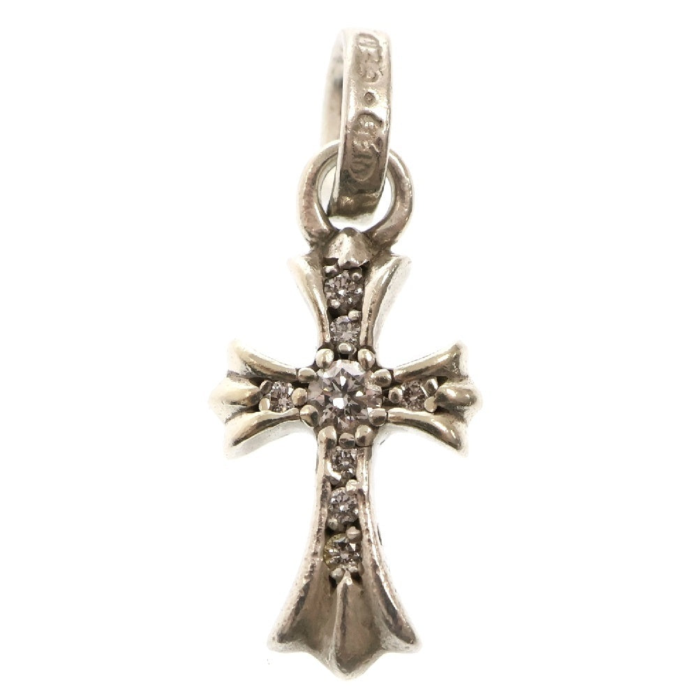 CHROME HEARTS(クロムハーツ) CRS BBYFAT P DMND ベイビーファット PAVEダイヤ ペンダントトップ シルバー BCA234