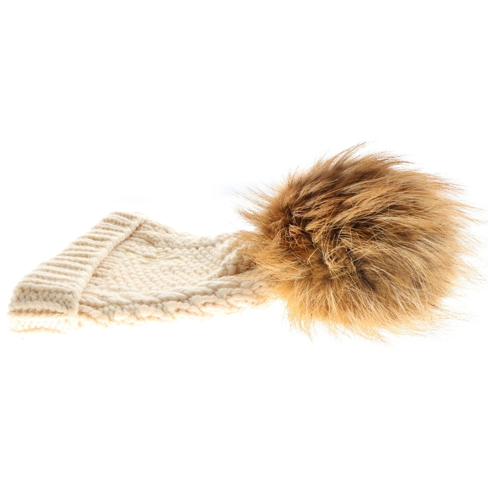 CHROME HEARTS(クロムハーツ) CASHMERE BEANIE カシミヤビーニー ニット帽 ベージュ