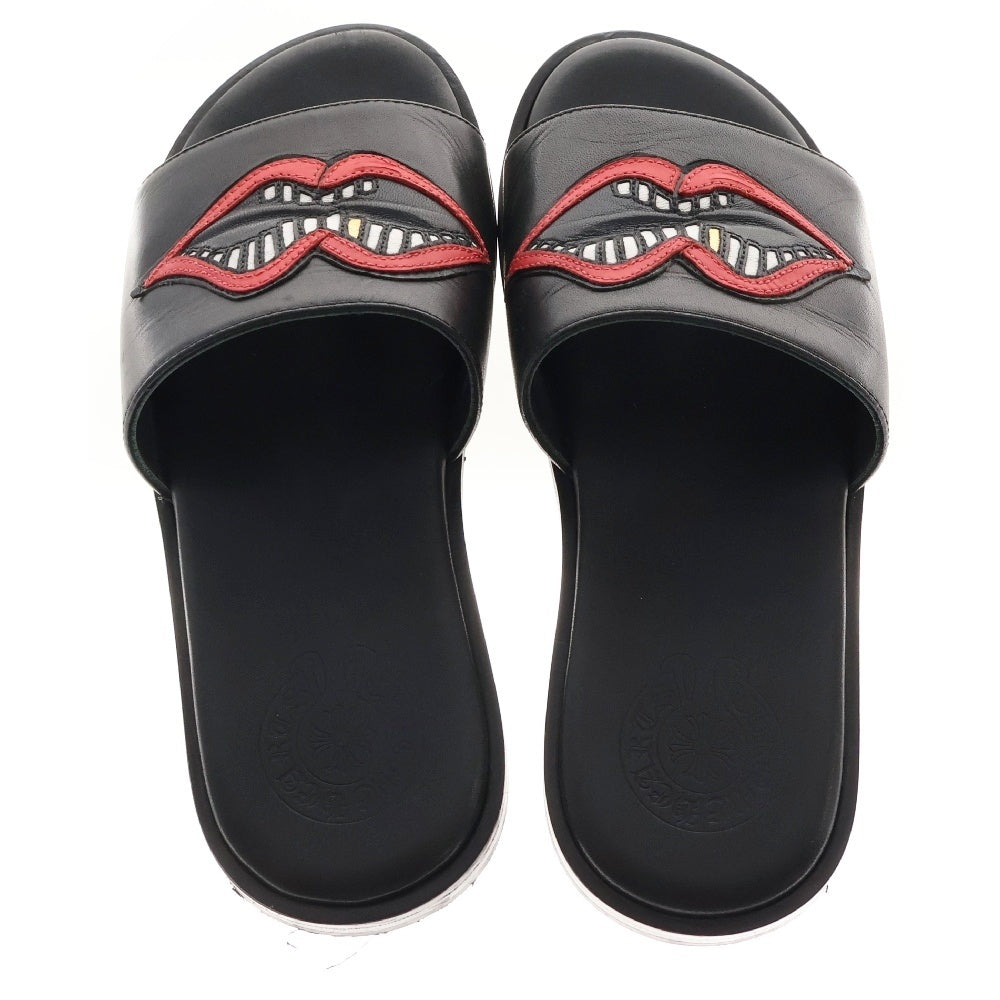 CHROME HEARTS(クロムハーツ) MATTY BOY CHOMPER SLIDE マッティボーイ チョンパー レザースライドサンダル ブラック