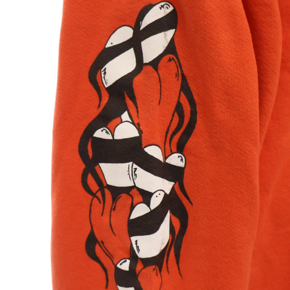 CHROME HEARTS(クロムハーツ) ×MATTY BOY SWTSHRT PPO U HD PLVR MATTY RED マッティボーイチョンパープリテンスプルオーバーフーディ パーカー レッド