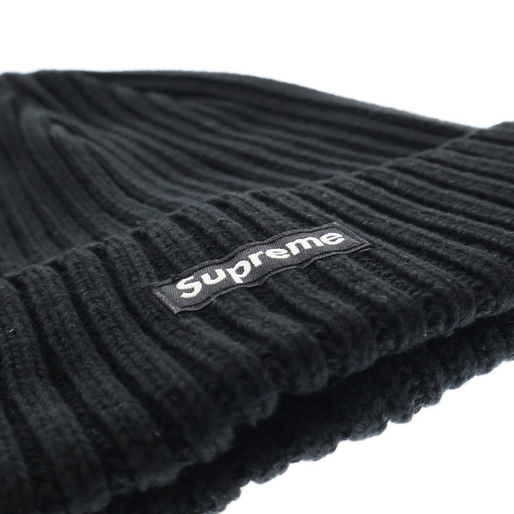 SUPREME(シュプリーム) 25SS Overdyed Beanie ボックスロゴビーニー ニット帽 ブラック