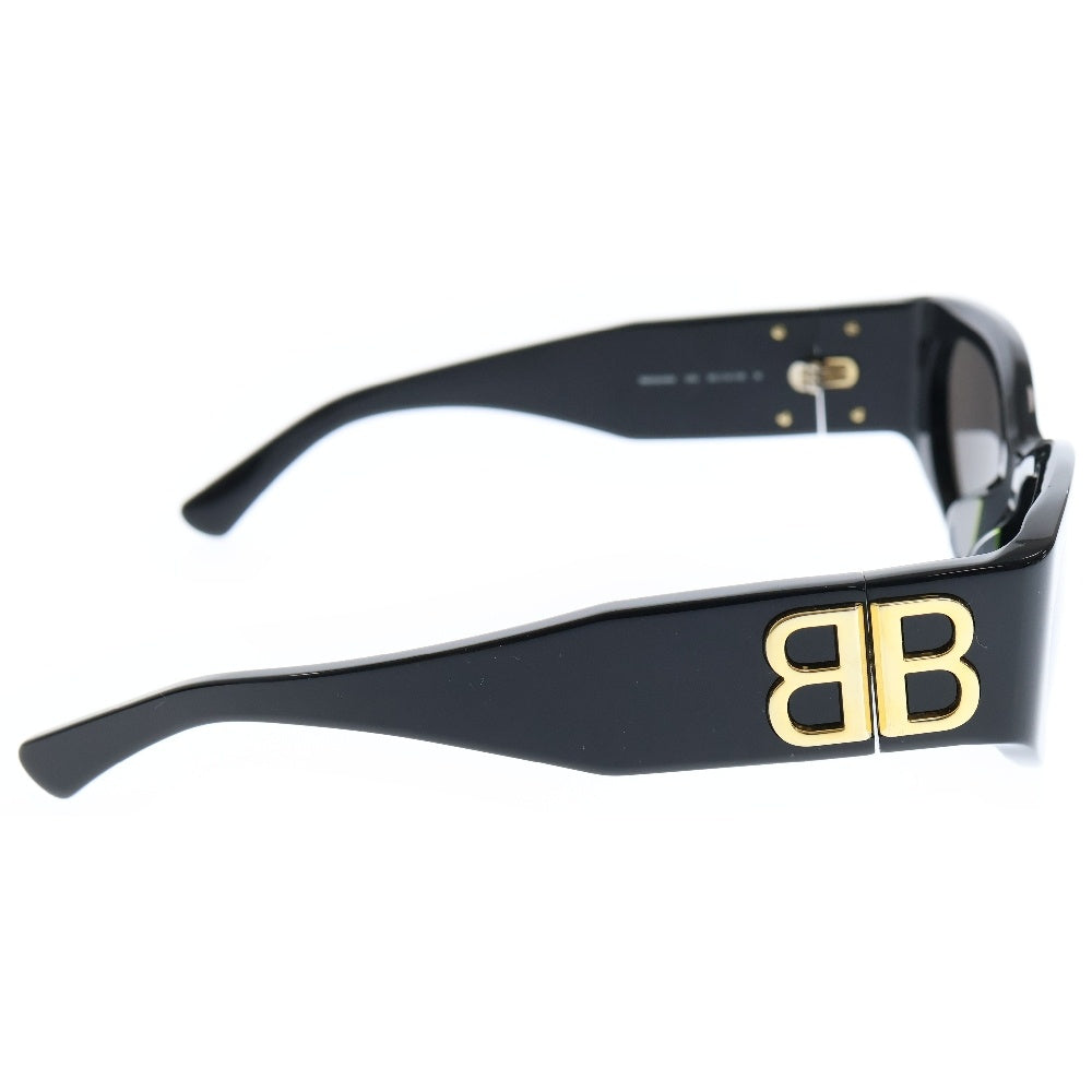 BALENCIAGA(バレンシアガ) BOSSY ROUND BBロゴテンプルサングラス 眼鏡 アイウェア ブラック BB0324SK