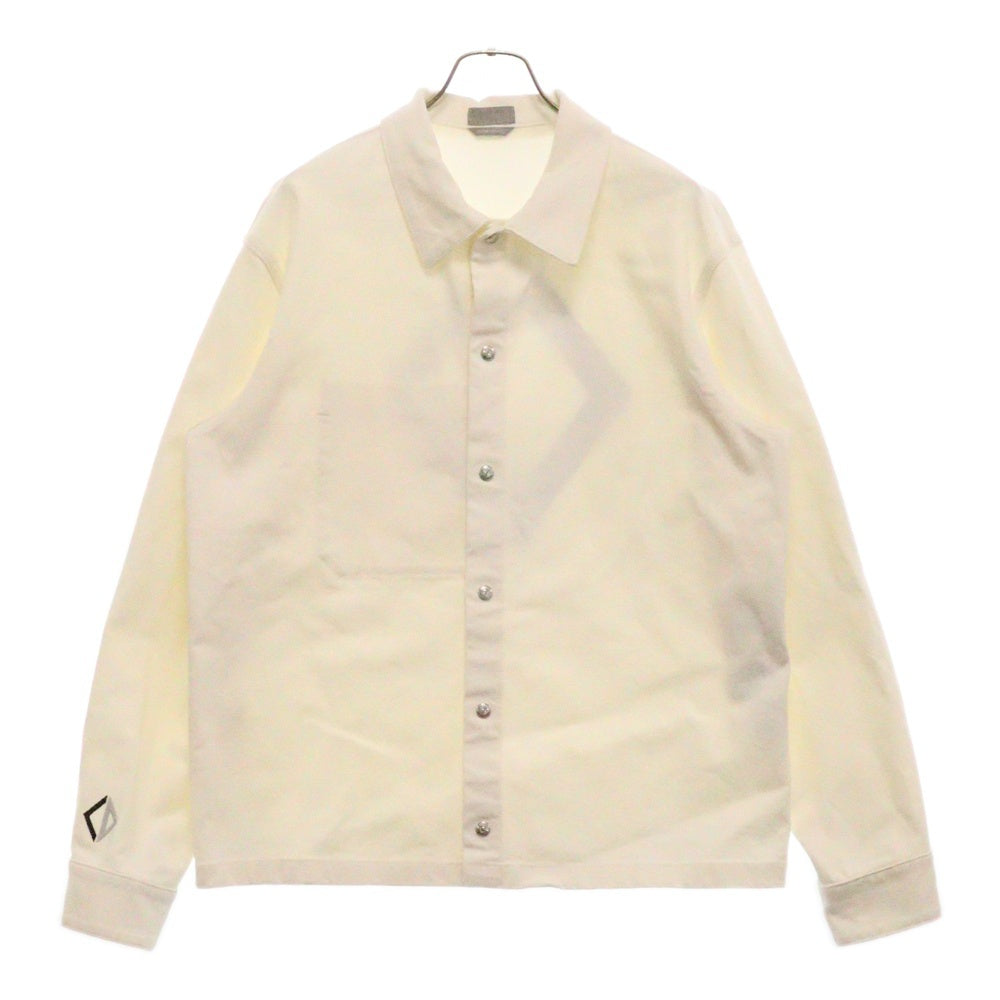 Christian Dior(クリスチャンディオール) 23AW CDダイヤモンド刺繍 デニムシャツ ホワイト 033D490O219X