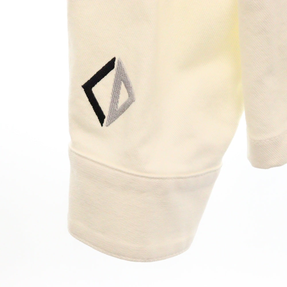 Christian Dior(クリスチャンディオール) 23AW CDダイヤモンド刺繍 デニムシャツ ホワイト 033D490O219X