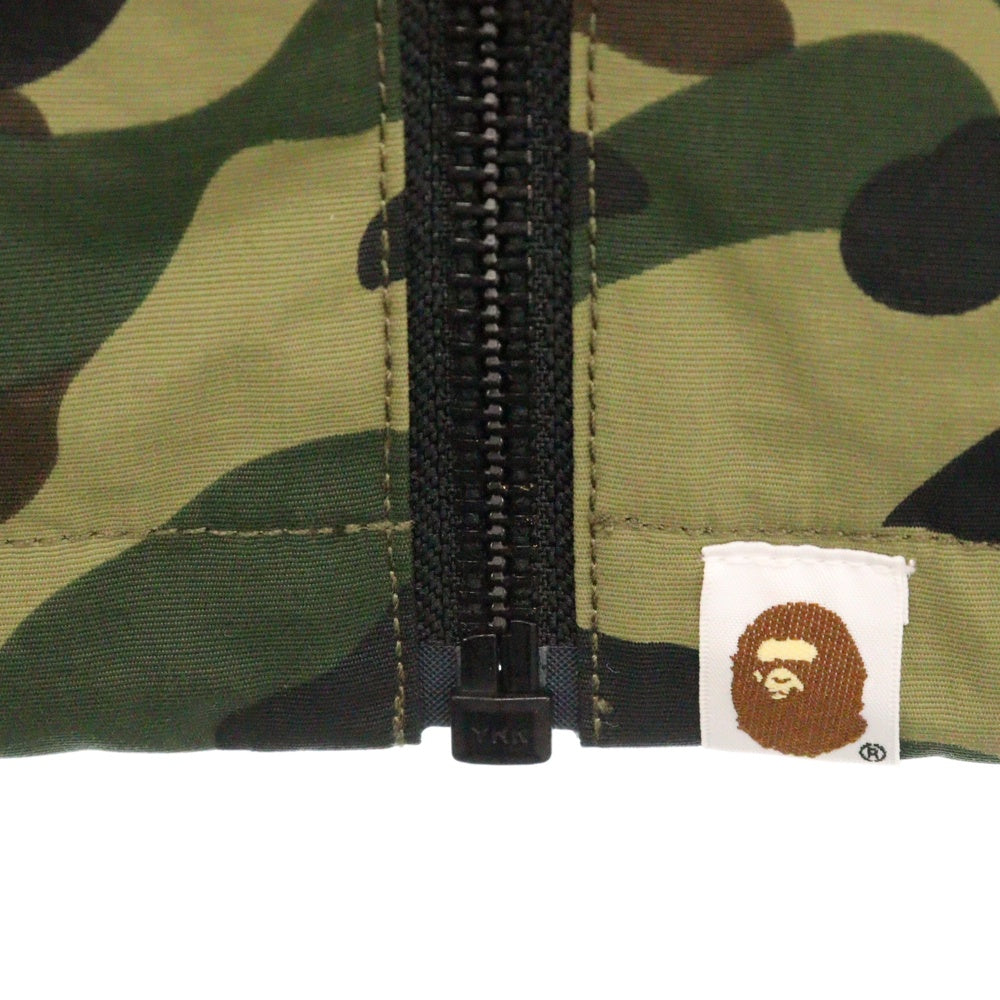 A BATHING APE(アベイシングエイプ) SHARK NYLON JACKET シャークナイロンジャケット マウンテンパーカー カモフラ柄 マルチカラー 001LJF302006X