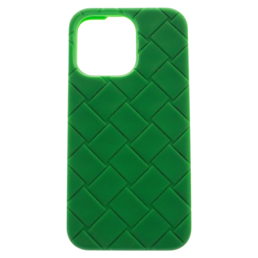 BOTTEGA VENETA(ボッテガヴェネタ) イントレチャート ラバーシリコンiPhone 14Pro ケース スマホケース グリーン 789836V0EY03708