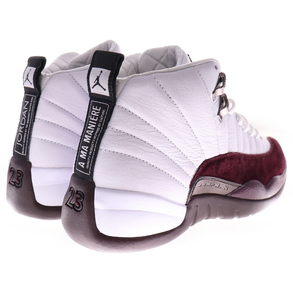 NIKE(ナイキ) ×A Ma Mani?re WMNS AIR JORDAN12 RETRO SP DV6989-100 アママニエール ハイカットスニーカー シューズ ホワイト US8.5/25.5cm