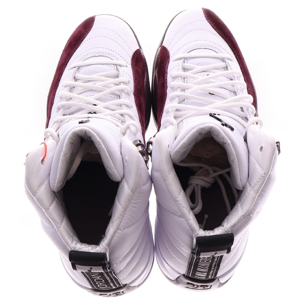 NIKE(ナイキ) ×A Ma Mani?re WMNS AIR JORDAN12 RETRO SP DV6989-100 アママニエール ハイカットスニーカー シューズ ホワイト US8.5/25.5cm