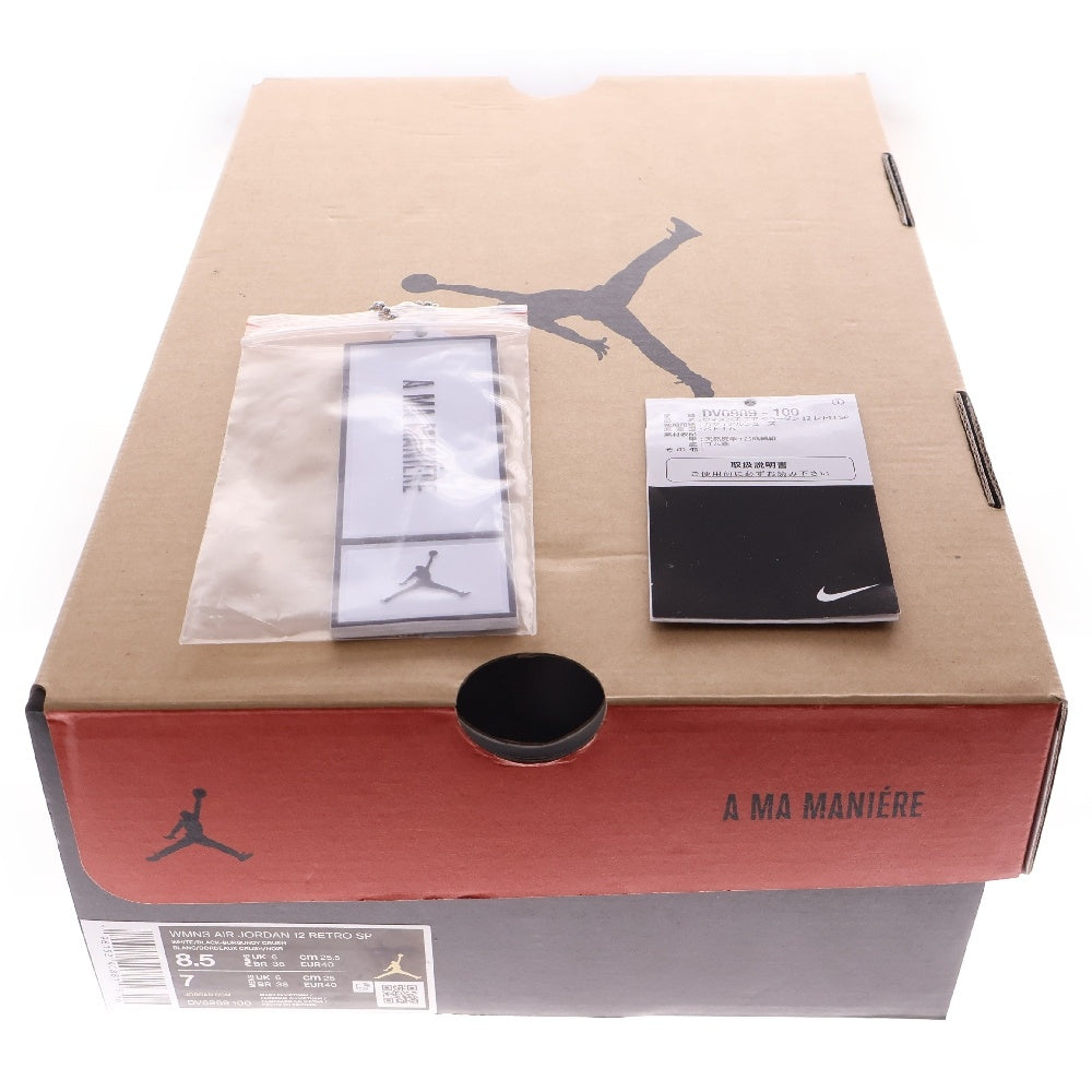 NIKE(ナイキ) ×A Ma Mani?re WMNS AIR JORDAN12 RETRO SP DV6989-100 アママニエール ハイカットスニーカー シューズ ホワイト US8.5/25.5cm