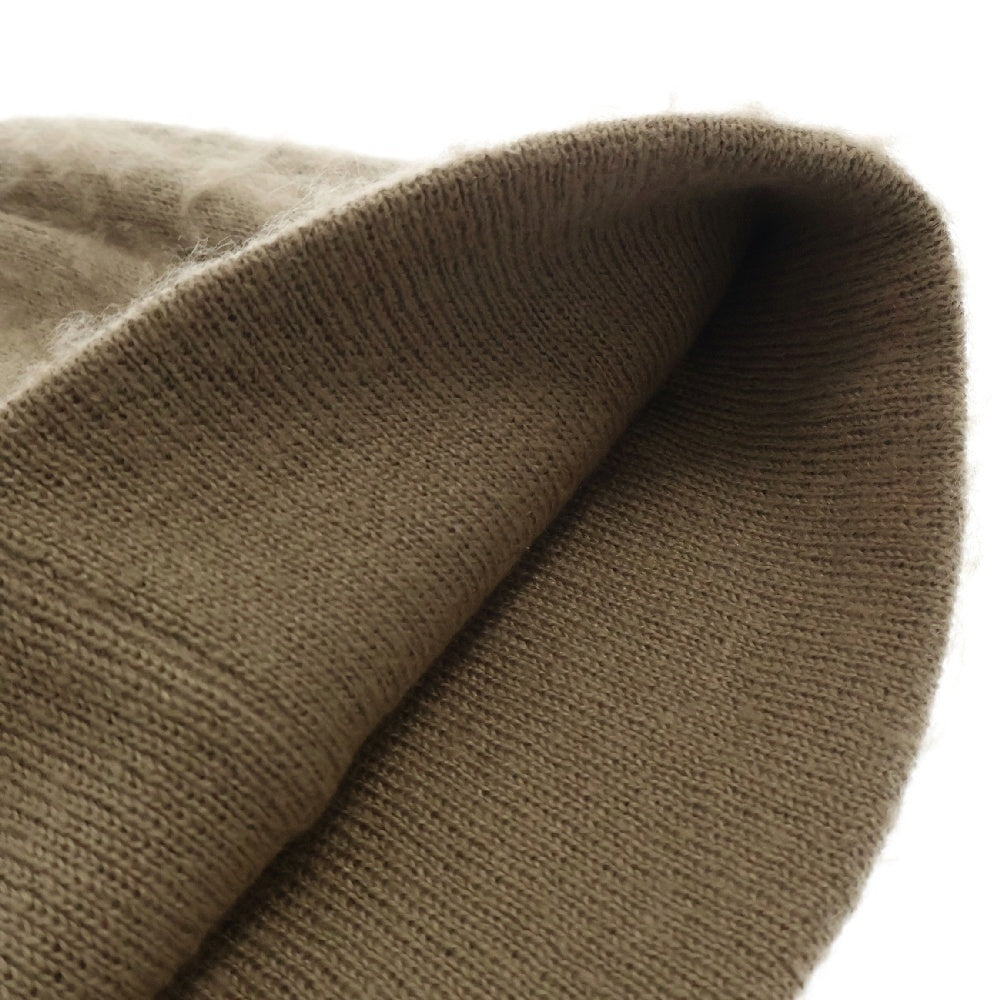 STUSSY(ステューシー) SKULLCAP BRUSHED OUT STOCK 1321191 ブラッシュドニットスカルキャップ ビーニー カーキ