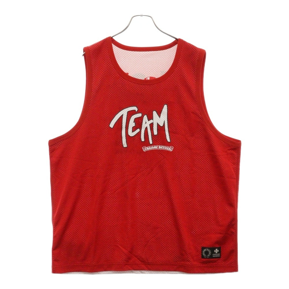 CHROME HEARTS(クロムハーツ) MATTY BOY PPO FORM TEAM MESH WARM UP JERSEY MATTYBOY プリントメッシュタンクトップ