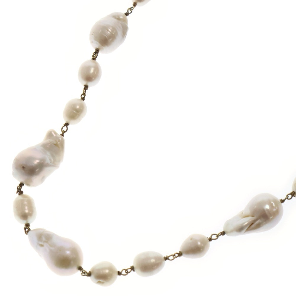 JIL SANDER(ジルサンダー) PEARL NECKLACE パールネックレス ゴールド/ホワイト J11UU0013 J12016