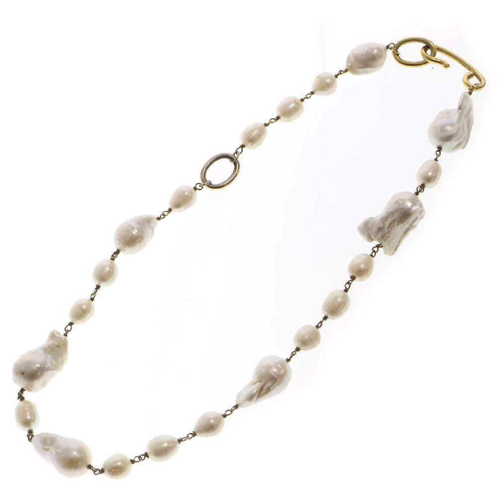 JIL SANDER(ジルサンダー) PEARL NECKLACE パールネックレス ゴールド/ホワイト J11UU0013 J12016