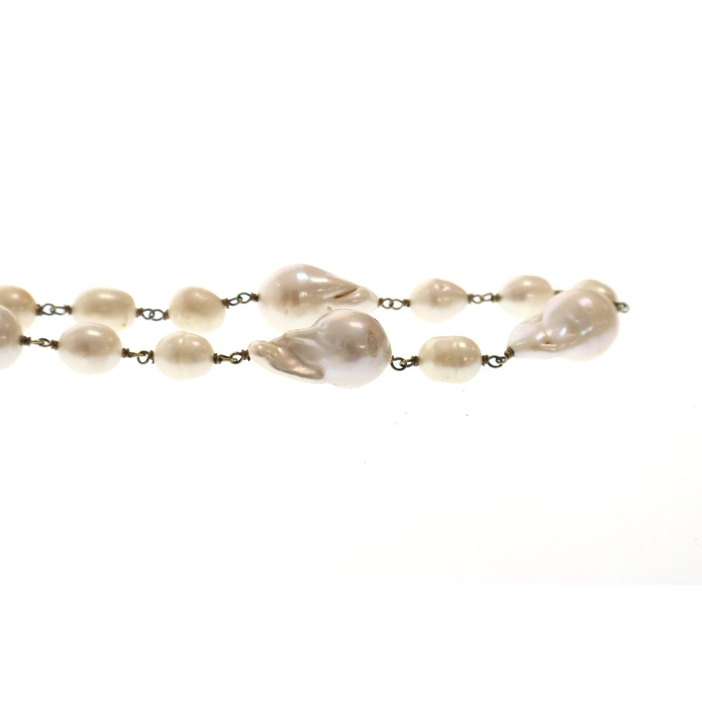 JIL SANDER(ジルサンダー) PEARL NECKLACE パールネックレス ゴールド/ホワイト J11UU0013 J12016