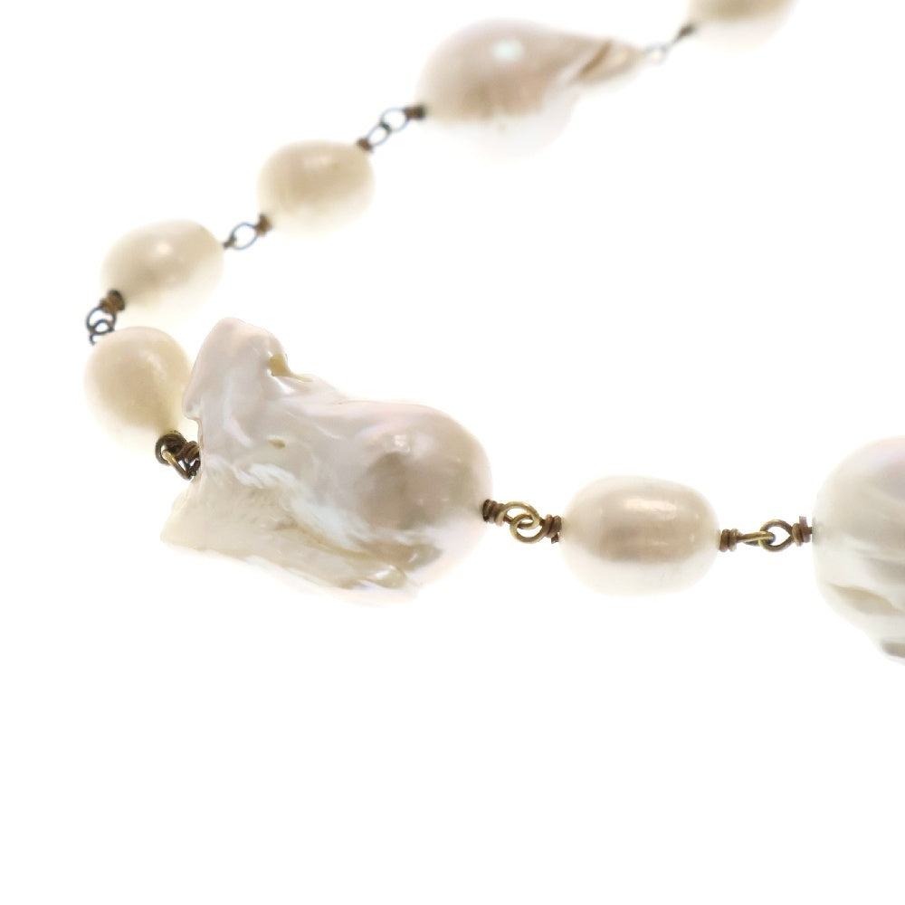 JIL SANDER(ジルサンダー) PEARL NECKLACE パールネックレス ゴールド/ホワイト J11UU0013 J12016