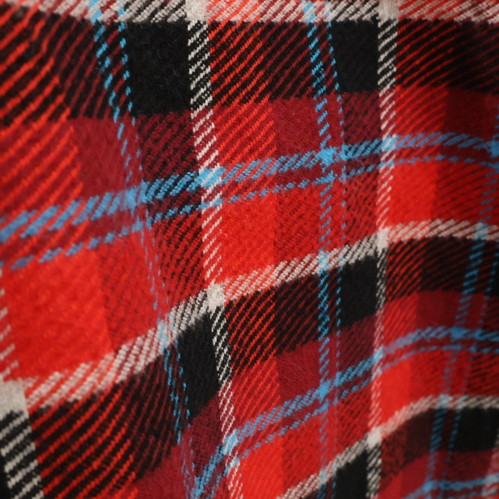 OFF-WHITE(オフホワイト) 18AW Checked flannel long sleeve shirt チェックフランネル長袖シャツ レッド OMGA060F18A27015