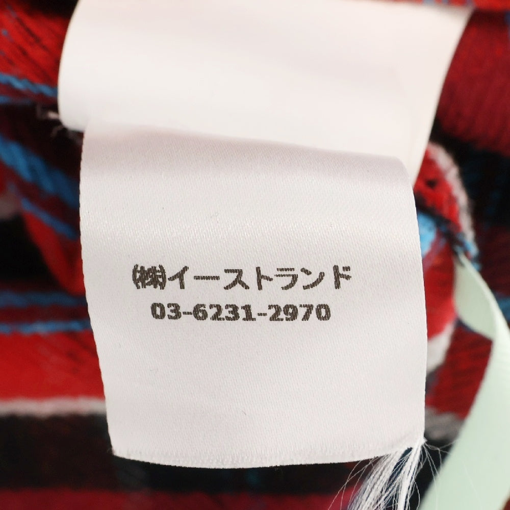 OFF-WHITE(オフホワイト) 18AW Checked flannel long sleeve shirt チェックフランネル長袖シャツ レッド OMGA060F18A27015