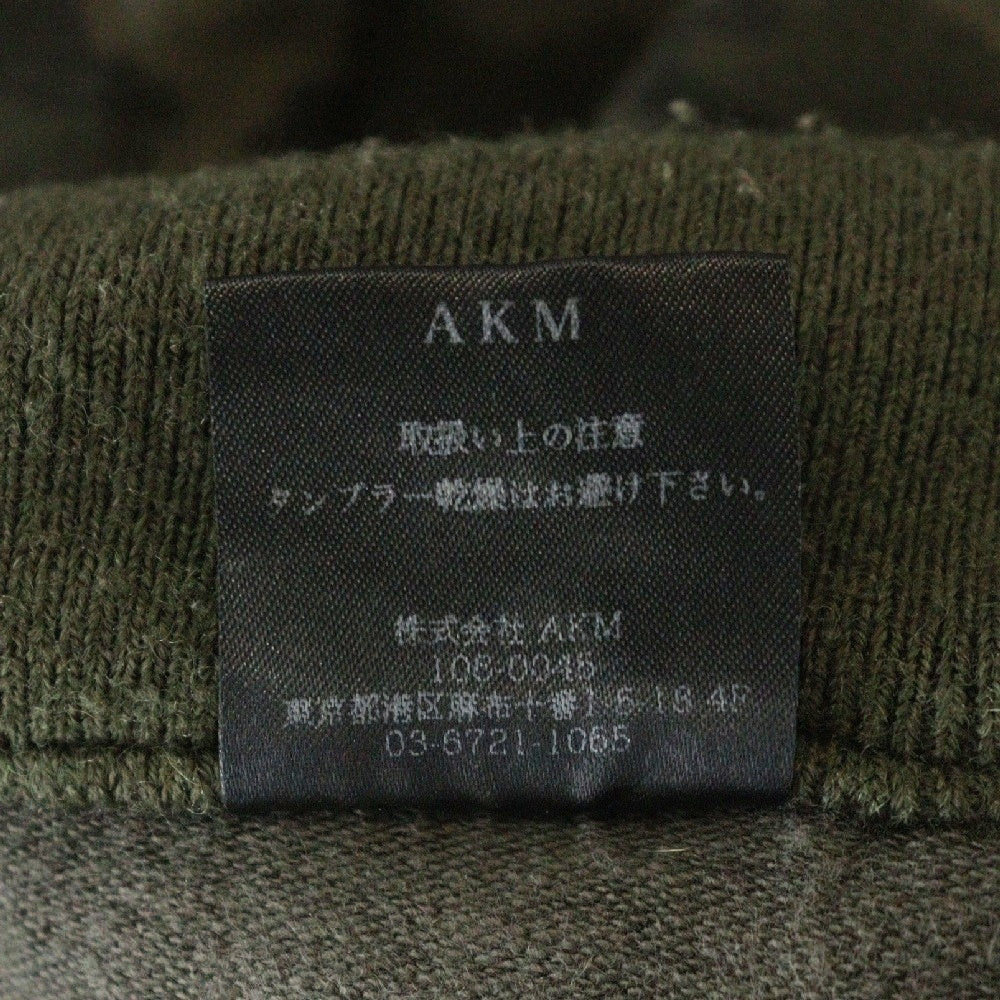AKM(エーケーエム) ×muta 8 LOGO SWEAT PANTS ムータ 8ロゴ刺繍スウェットパンツ カモフラ カーキ J044