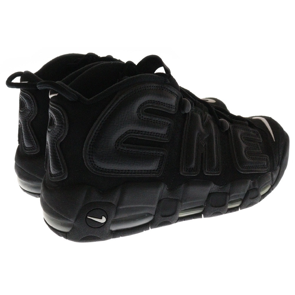 NIKE(ナイキ) ×SUPREME AIR MORE UPTEMPO 902290-001 シュプリーム エアモアアップテンポ モアテン ハイカットスニーカー ブラック US9/27cm