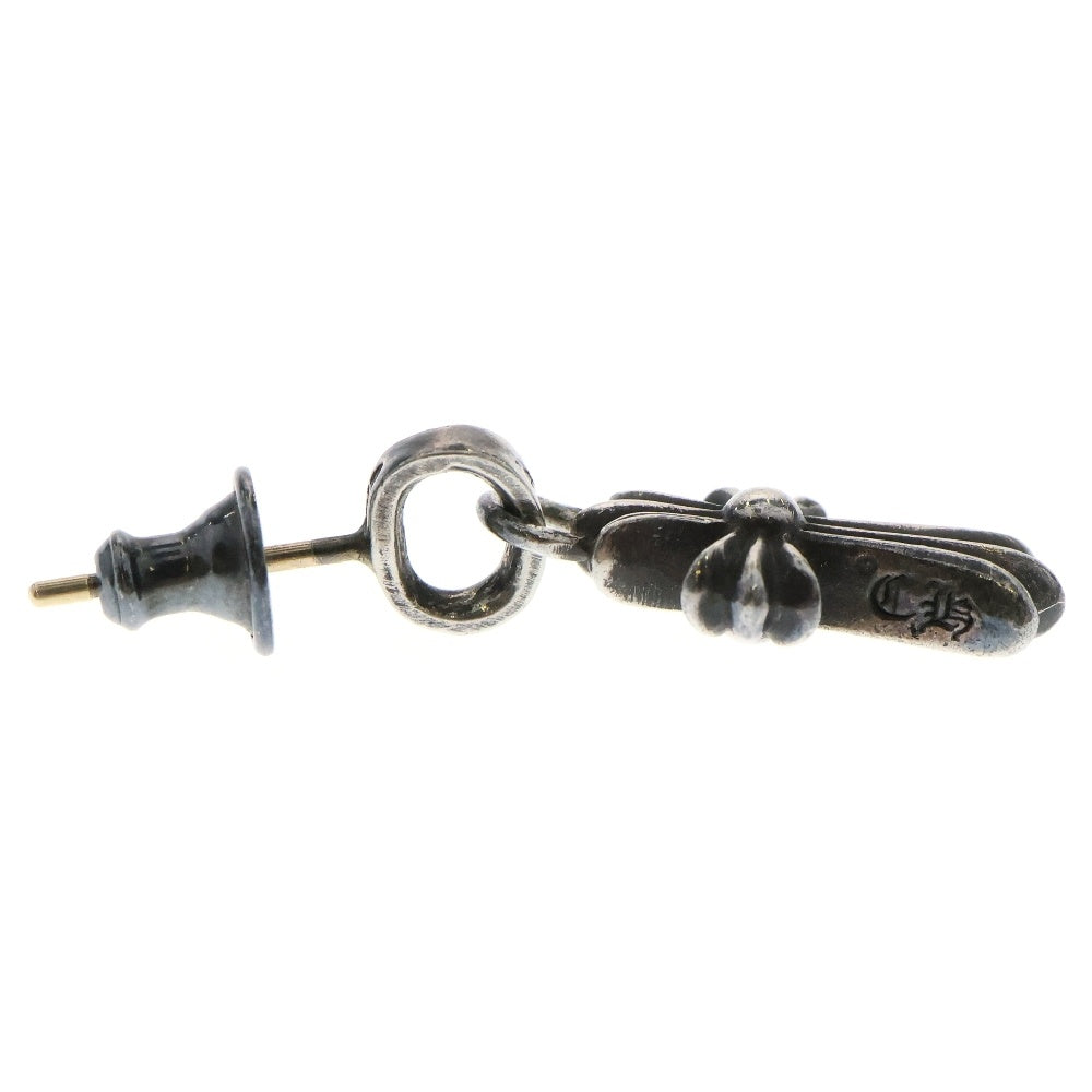 CHROME HEARTS(クロムハーツ) BBY F PPRCHN ベイビーファットクロス ドロップピアス シルバー BCA090