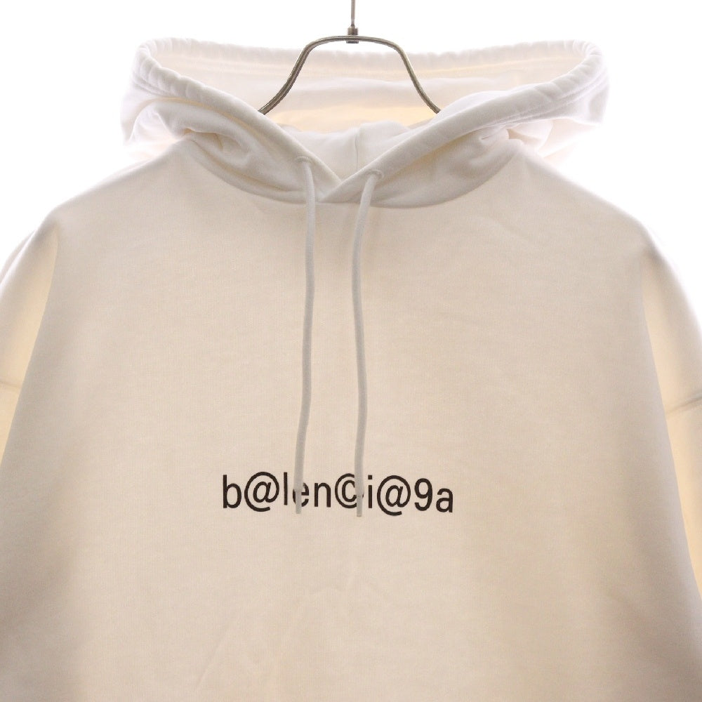 BALENCIAGA(バレンシアガ) 20SS シンボリックロゴオーバーサイズスウェットパーカー フーディー ブラック 570811 TIV51