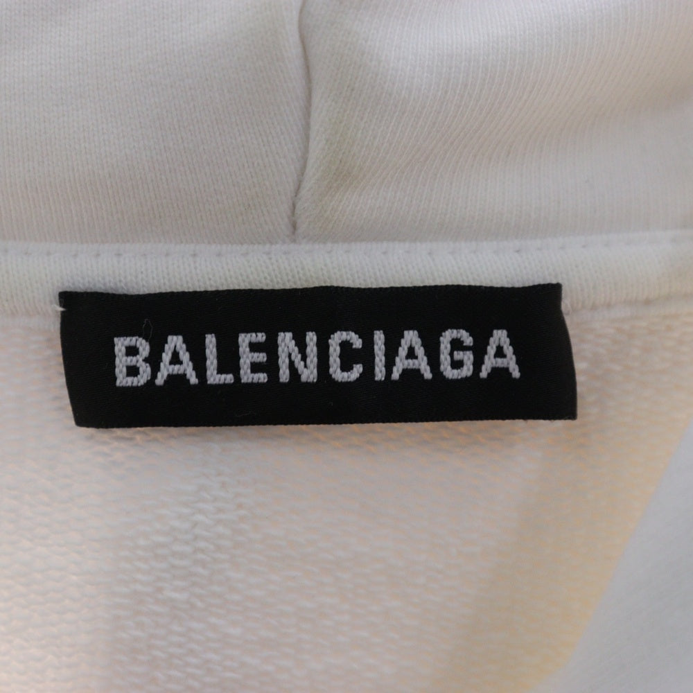 BALENCIAGA(バレンシアガ) 20SS シンボリックロゴオーバーサイズスウェットパーカー フーディー ブラック 570811 TIV51