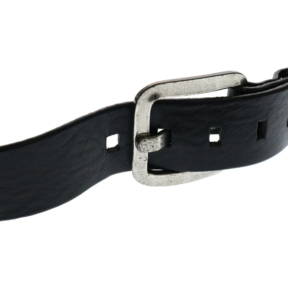 DSQUARED2(ディースクエアード) LEATHER BELT レザーベルト ブラック