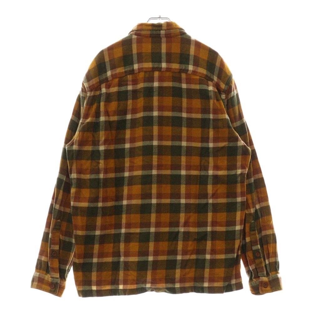 PATAGONIA(パタゴニア) L/S Fjord Flannel Shirt フィヨルドフランネル長袖シャツ イエロー/グリーン/オレンジ 53947