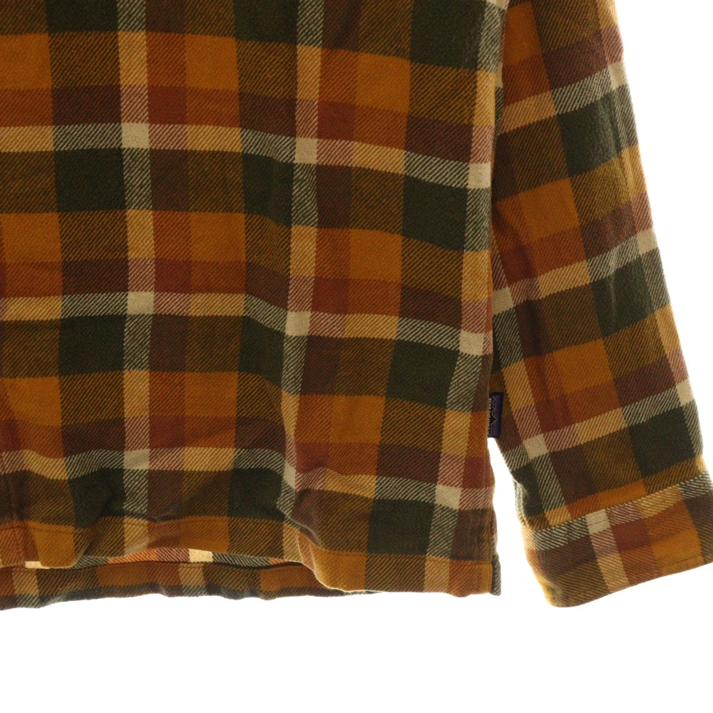 PATAGONIA(パタゴニア) L/S Fjord Flannel Shirt フィヨルドフランネル長袖シャツ イエロー/グリーン/オレンジ 53947