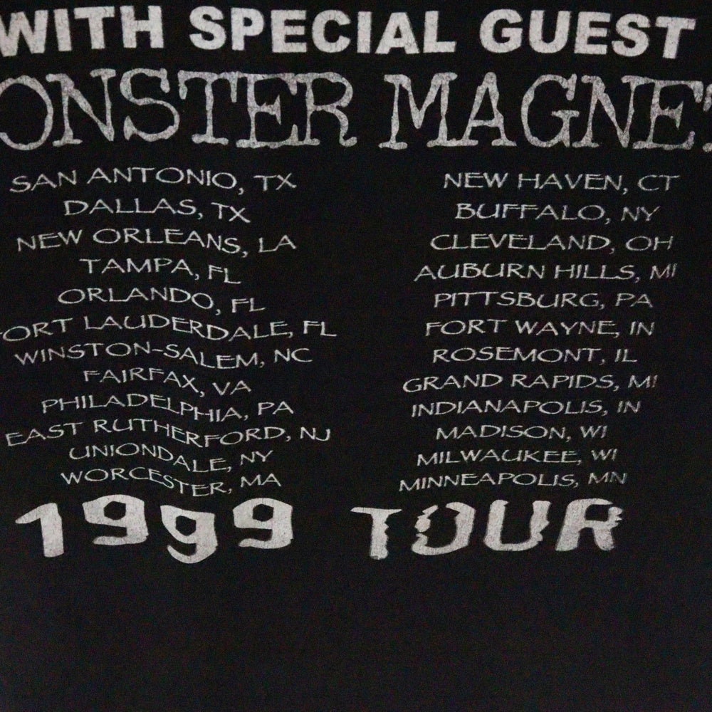 VINTAGE(ヴィンテージ) MARILYN MANSON MONSTER MAGNET FITS T-Shirts Hanesタグ マリリンマンソン モンスターマグネット クルーネック半袖Tシャツカットソー ブラック
