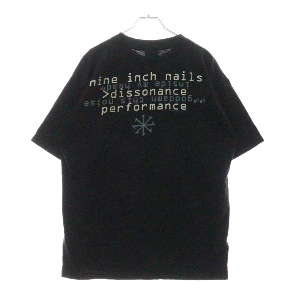 VINTAGE(ヴィンテージ) 90s Nine Inch Nails Dissonance Tour 1995 ヴィンテージ All Sportタグ ナインインチネイルズ ディソナンス ツアー クルーネック半袖Tシャツ ブラック