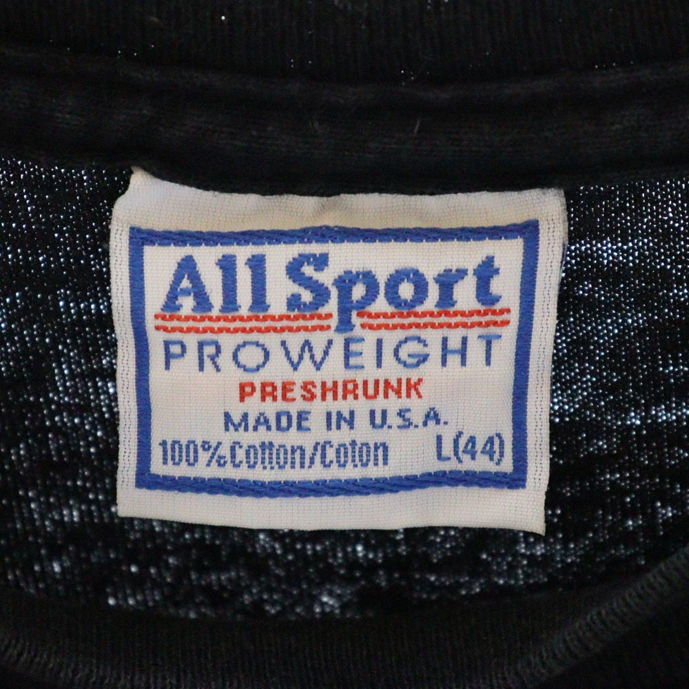 VINTAGE(ヴィンテージ) 90s Nine Inch Nails Dissonance Tour 1995 ヴィンテージ All Sportタグ ナインインチネイルズ ディソナンス ツアー クルーネック半袖Tシャツ ブラック