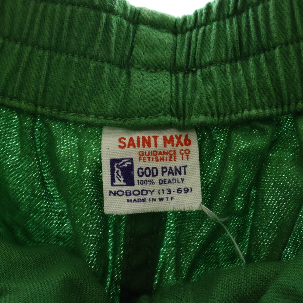 SAINT MICHAEL(セントマイケル) EASY SHORTS CREATION イージーショーツ ショートパンツ グリーン SM-YS8-0000-056