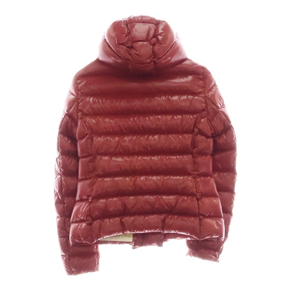 MONCLER(モンクレール) PLANE GIUBBOTTO プレーン 袖ロゴジップアップ ダウンジャケット レディース レッド 420934699505