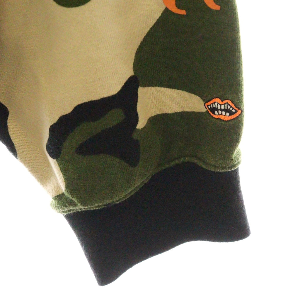 CHROME HEARTS(クロムハーツ) 22SS×MATTY BOY PPO CAUTION SWTSHRT マッティボーイ カモフラージュ スウェットトレーナー カーキ