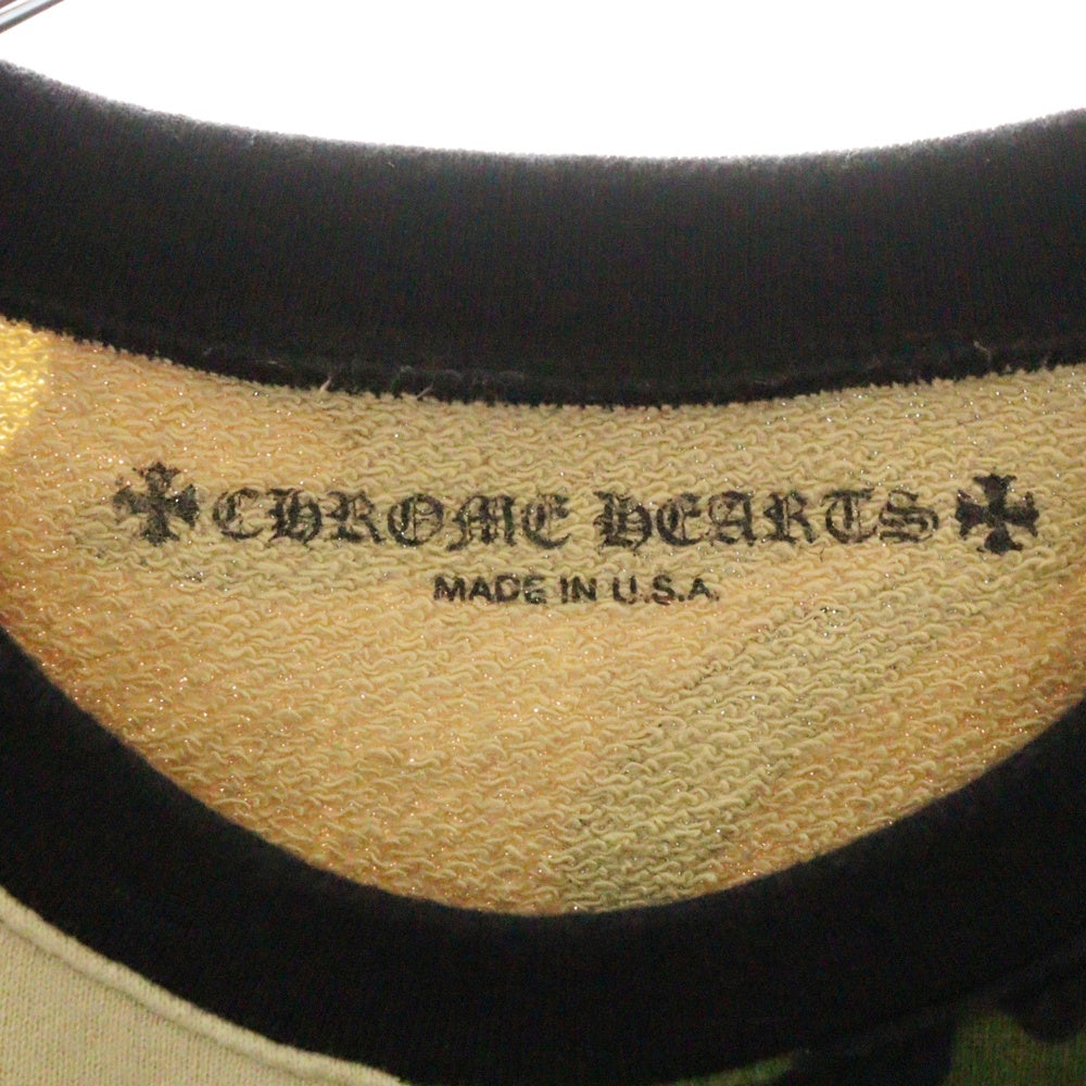 CHROME HEARTS(クロムハーツ) 22SS×MATTY BOY PPO CAUTION SWTSHRT マッティボーイ カモフラージュ スウェットトレーナー カーキ